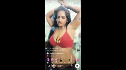 Suganthi Instagram Glamour Influencer Exclusive Live Session Video Part 8